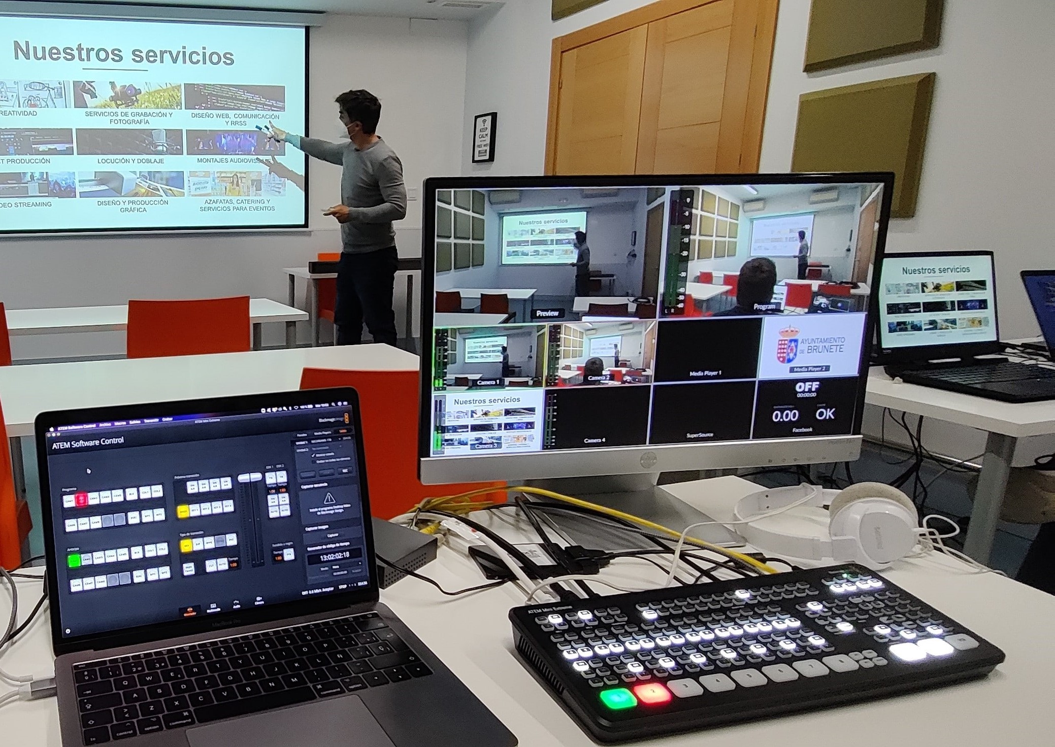 Servicios Audiovisuales y Streaming Coworking Studio